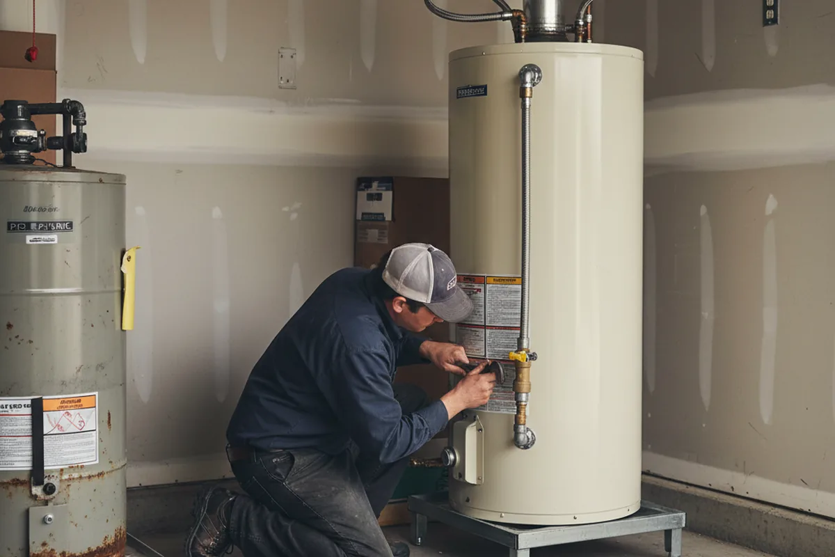 Water heater and shutoff valve replacement in Thousand Oaks