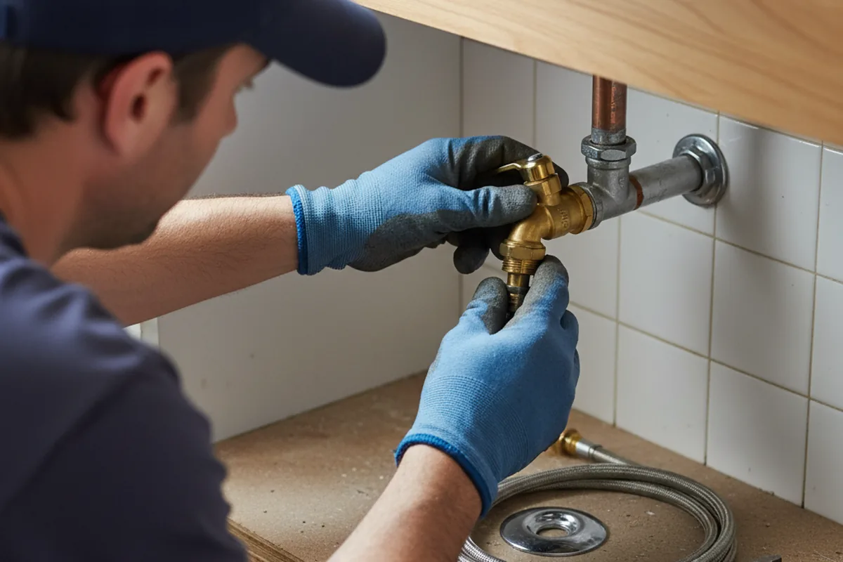 Shutoff valve and fitting work during Emergency Plumbing in Thousand Oaks